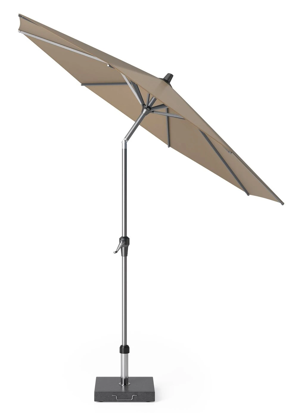 Platinum Middenstokparasol Riva Ø 250 Cm Taupe 4 Platinum Middenstokparasol Riva Ø 250 Cm Taupe - Afbeelding 2