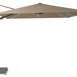 Platinum Zweefparasol Challenger T² 300 X 300 Cm Taupe