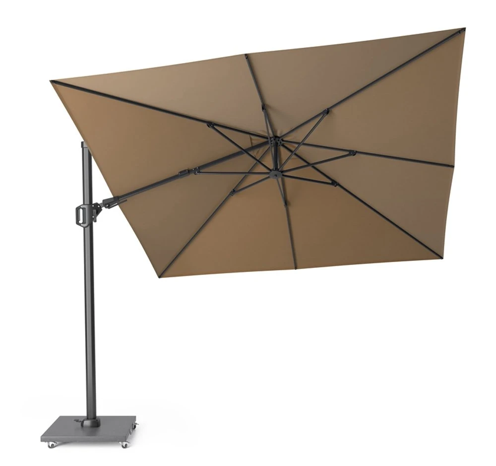 Platinum Zweefparasol Challenger T² 300 X 300 Cm Taupe 4 Platinum Zweefparasol Challenger T² 300 X 300 Cm Taupe - Afbeelding 2
